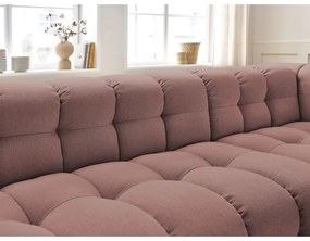 Világos rózsaszín sarokkanapé (jobb oldali) Cloud – Bobochic Paris