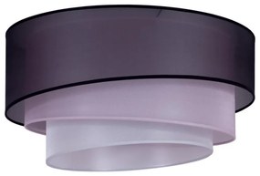 Duolla Duolla - Mennyezeti lámpa TRIO 1xE27/15W/230V á. 45 cm fekete/rózsaszín/ezüst DU601528