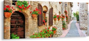 Kép - festői olasz sikátor (120x50 cm)