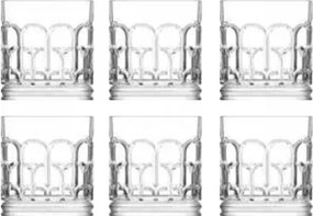 Lav Archie Whisky-, ital- és vízivó pohár készlet, 6 darabos, 370 ml-es