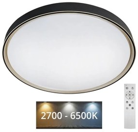 Baterie Centrum LED Dimmelhető mennyezeti lámpa EBRO LED/36W/230V 2700-6500K  + távirányító BC0631