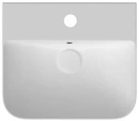 Isvea - Mosdó asztalra helyezhető/falra szerelhető SOTT AQUA 50x50 cm kerámia/fehér