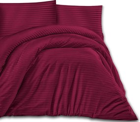 Lux szatén ágyneműhuzat 180x200 Bordó