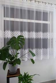 Mg Függöny jacquard 618/334 Fehér 250x160cm készre varrt Bt