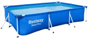 Bestway Amalfi szögletes vízforgatós fémvázas medence szett