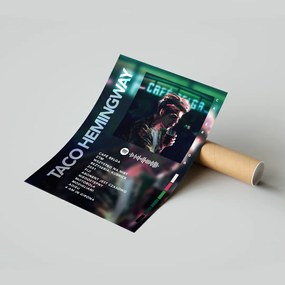 Poszter Album Taco Hemingway Cafe Belga 20x30 cm Ajåndék ötlet