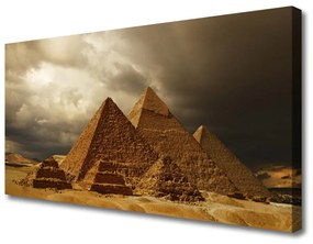 Vászonfotó piramisok Architecture 100x50 cm