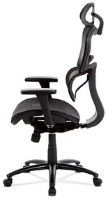 Fekete Hálós Irodai Szék, Szinkron Mechanikával. KA-A188 BK