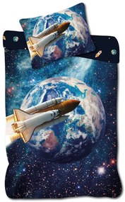 Űrhajós Galactic Explorer ágyneműhuzat 140×200cm, 70×90 cm