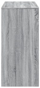 szürke sonoma színű szerelt fa bárasztal 102 x 50 x 103,5 cm
