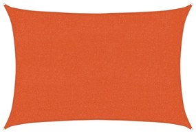 narancssárga HDPE napvitorla 160 g/m² 2 x 3 m