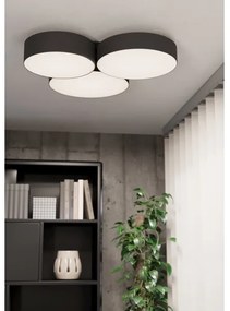 Eglo 900853-LEDRGBW Dimmelhető mennyezeti lámpa BARBANO-Z 3xLED/7,5W/230V fekete