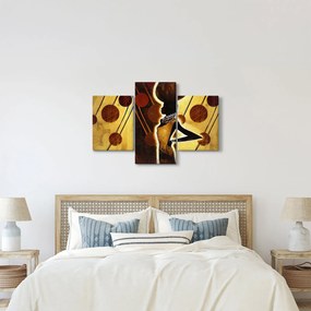 Egy ősi művészeti festmény képe (90x60 cm)