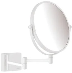 Hansgrohe AddStoris kozmetikai tükör lehajtható fehér matt színben 41791700