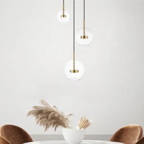 Zuma Line P0428-03L-L4AC - LED Csillár zsinóron ENCELADUS 3xLED/5W/230V arany