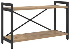 Könyvszekrény kézműves tölgy 80 x 30 x 48.5 cm Faanyag