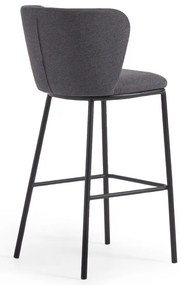Sötétszürke bárszék 102 cm Ciselia – Kave Home