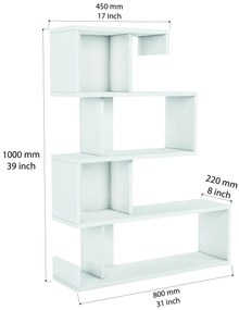 Regál Lizea (fehér)  . Akció -18%. 1102292