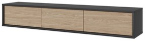TV asztal Fiora 38 (antracit + olajozott tölgy). 1066461