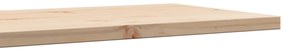 tömör fenyőfa téglalap alakú asztallap 90 x 40 x 2,5 cm