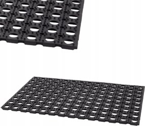 Lábtörlő Áttört Gumi Ajtó Alatt Szemekkel 58X39cm Kültéri