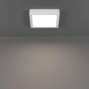 Eglo 901335 - FUEVA fürdőszobai mennyezeti LED lámpa, 7 W, 230 V, 15x15 cm, IP44, fehér