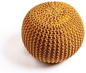 Mustársárga puff - Bonami Essentials