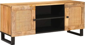 vidaXL TV szekrény polcokkal Barna 105 x 33 x 46 cm Tömör Mangófát