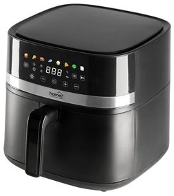Home HGAF8 digitális air fryer, forrólevegős fritőz, 8 liter kapacitás, 2000 W, hőmérsékleti tartomány 80 – 200 °C