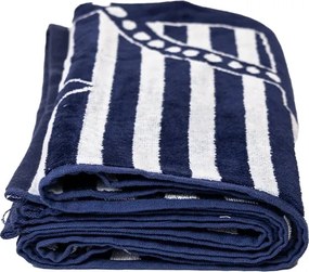 BAHIA Strandtörölköző matrózmintás 2. 165x90cm