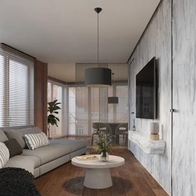 Sollux SL.1406 - Csillár zsinóron NOVA 1xE27/15W/230V átm. 40 cm fekete