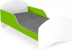 Gyerekágy LEO2 140x70 fehér-lime