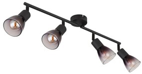 Globo 54312-4 - Spotlámpa SATELLA 4xE14/25W/230V fekete