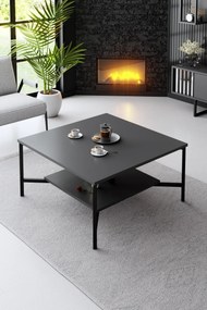 Dohányzóasztal Black Line - Anthracite, Black
