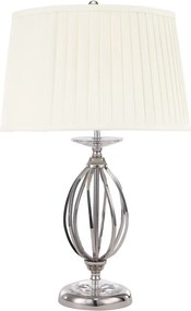 Elstead Lighting AEGEAN AG-TL-POL-NICKEL Asztali lámpa 1x60W/E27