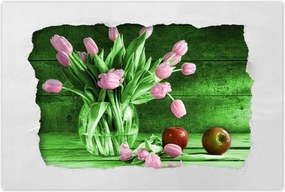 Poszterek 120x80 Zöld deszkák