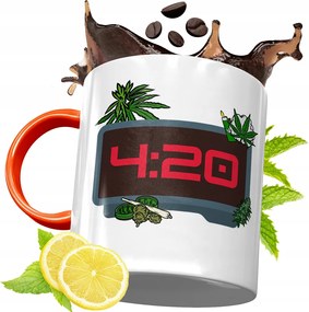 Narancssárga Bögre Dohányosoknak Ajándék fényképes nyomattal