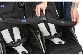 Chicco - Babakocsi ikreknek OHLALA TWIN Black Éjjel fekete