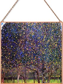 Gustav Klimt - The Pear Tree üvegkép, falikép