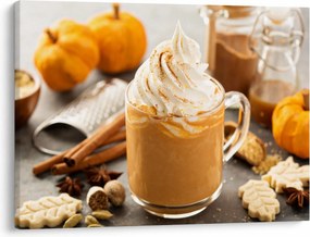 Kép - Tök latté (70x50 cm)