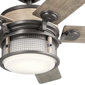 Kichler KLF-AHRENDALE-60-AVI-LED Dimmelhető mennyezeti ventilátor 10W/230V IP44 + távirányító