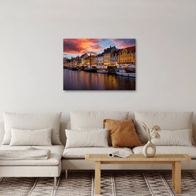 Kép - Nyhavn, Koppenhága (70x50 cm)