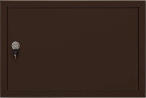 Revizor ajtó Fém Barna RAL8017 Revizor ajtó 70x50cm Zár
