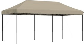 vidaXL tópszínű összecsukható felugró rendezvénysátor 580x292x315 cm