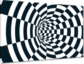 Vászonkép 90x60 Absztrakt fekete-fehér