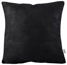 EMI fekete velúr dekor párna, Párna 40x40 cm
