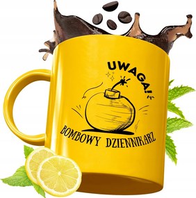 Prémium Arany Bögre Újságírónak Ajándék Nyomtatott Fotóval