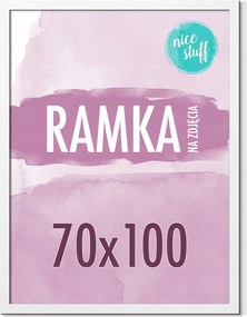 Képkeret 70x100 B1 Képkeret Poszter Képkeret fehér 100x70