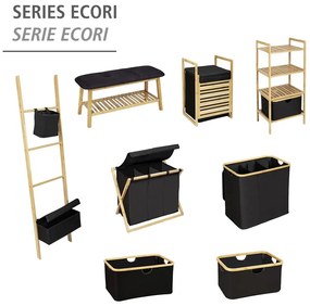 Textil szennyeskosár 93 l Ecori – Wenko