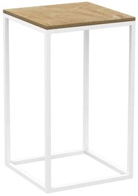 Virágállvány 40x24 cm, fehér